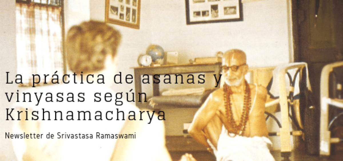 blog la práctica de vinyasas según Krishnamacharya