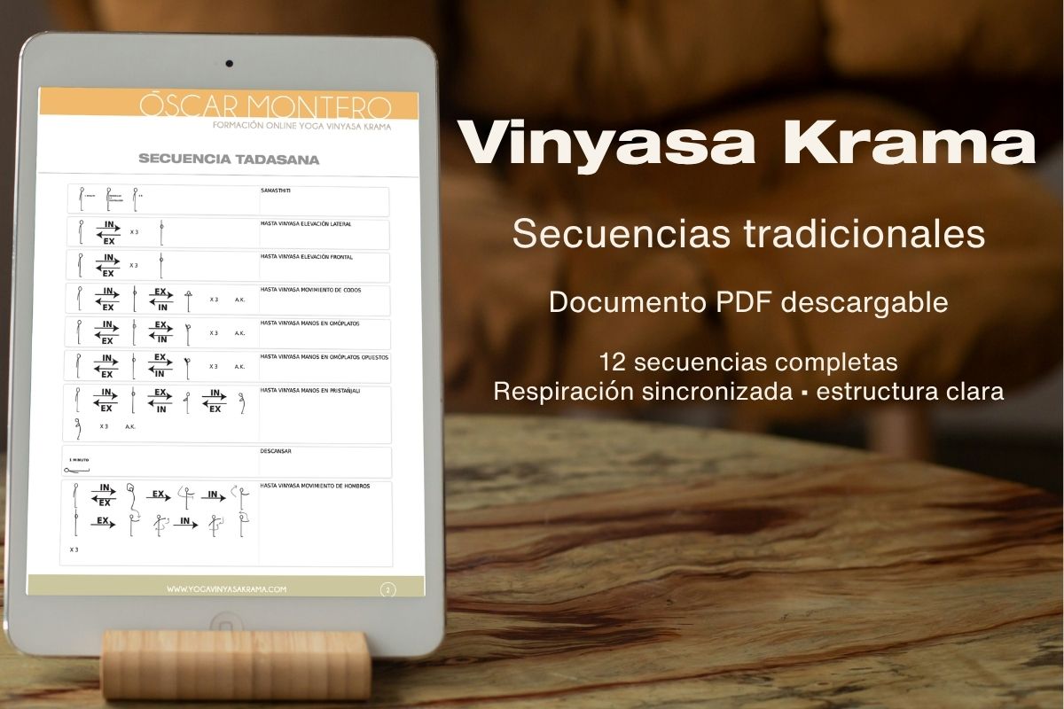 Secuencias de Yoga Vinyasa Krama en PDF